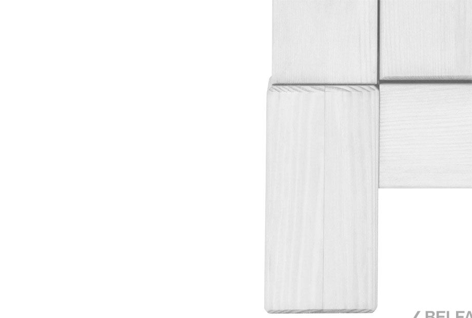 Кровать "Рауна" 180Б массив сосны 4