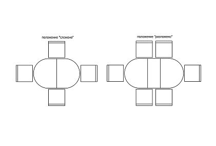 Стол обеденный "Верди Люкс 5РД"