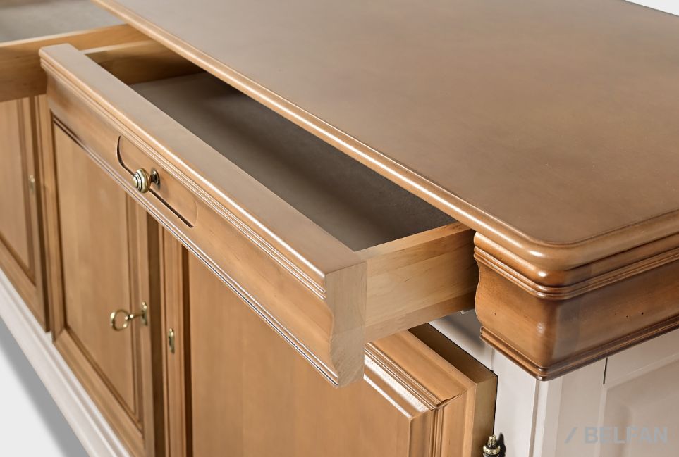 Тумба "Оливия" (широкая) массив и шпон ольхи 5