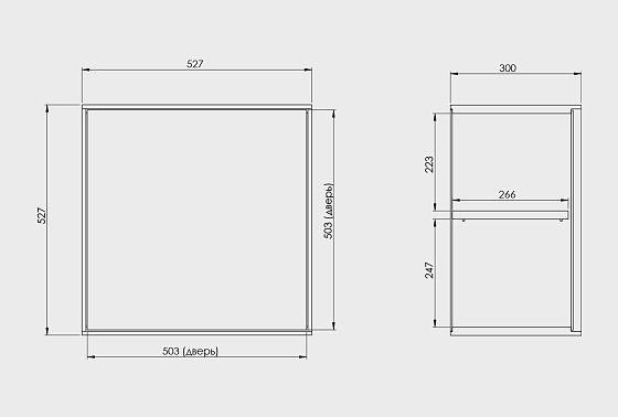 Модуль настенный "Монреаль" шпон дуба, МДФ 9