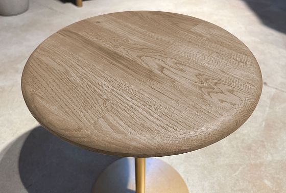 Стол журнальный "Меридиан" массив дуба, металл 6