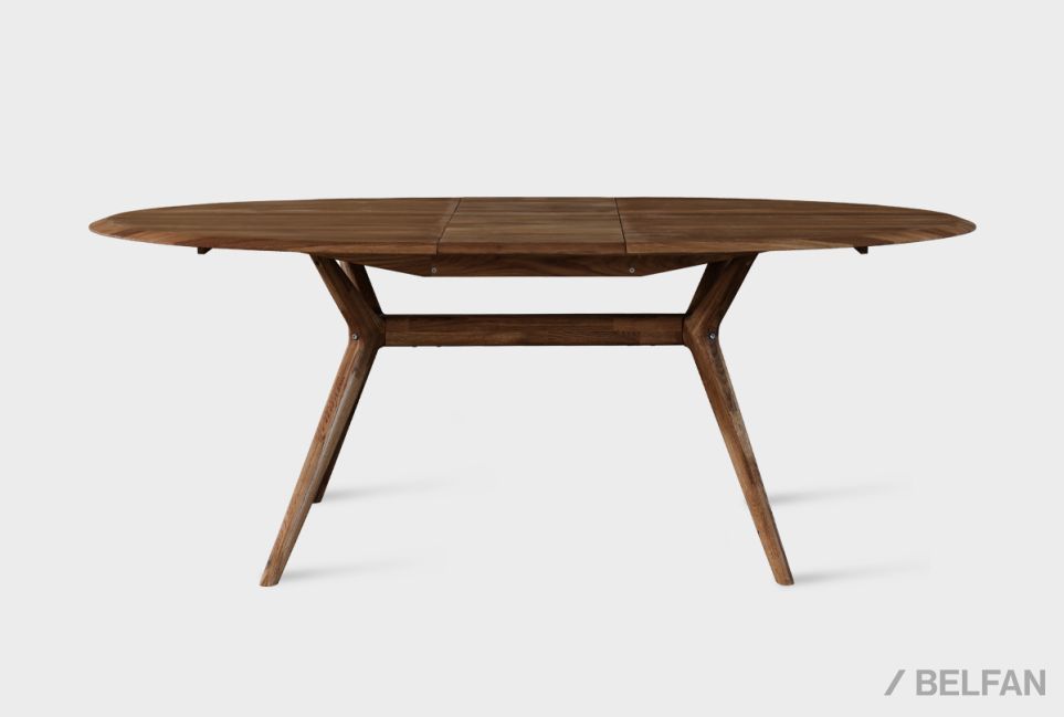 Стол обеденный "Кармен" (раскладной) массив дуба 3