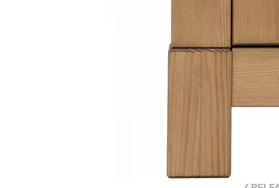 Тумба прикроватная "Рауна" 02 массив сосны 2