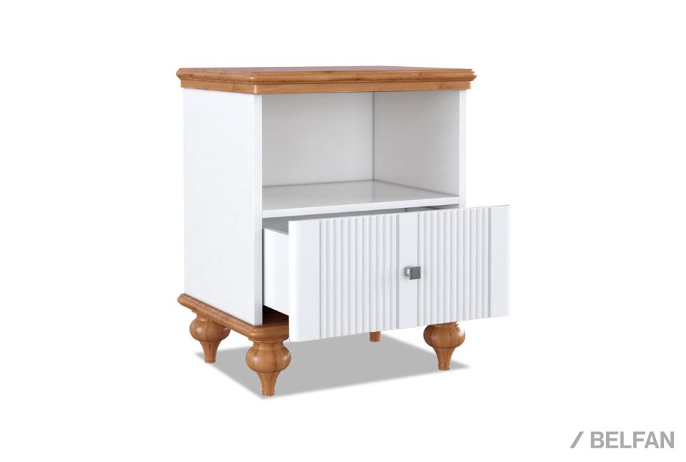 Тумба прикроватная "Рандеву" 01 массив сосны 3