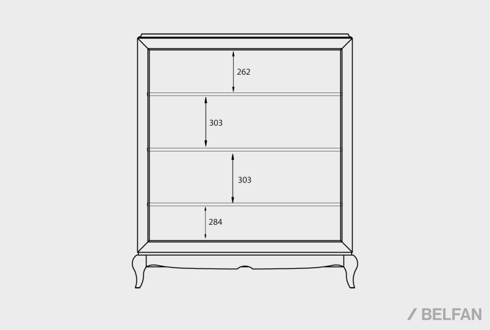 Тумба "Соната" высокая (декор) массив и шпон дуба 10