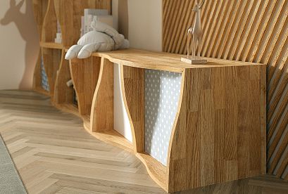 Модуль "Арт" (волна); *КМ-009.245; бейц-масло