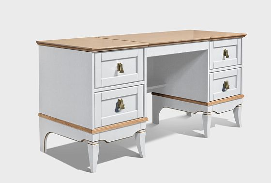 Стол туалетный "Стюарт" (2 тумбы) массив и шпон дуба 12