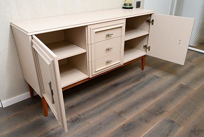 Тумба "Сакраменто" 3 (с ящиками); *А-016.49; марципан, орех