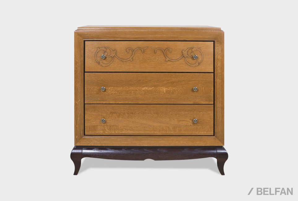 Комод "Соната" (узкий) массив и шпон дуба 2