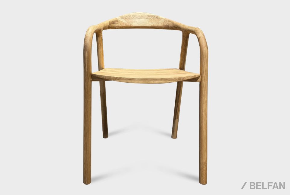 Стул "Лугано" с подлокотниками массив берёзы 6