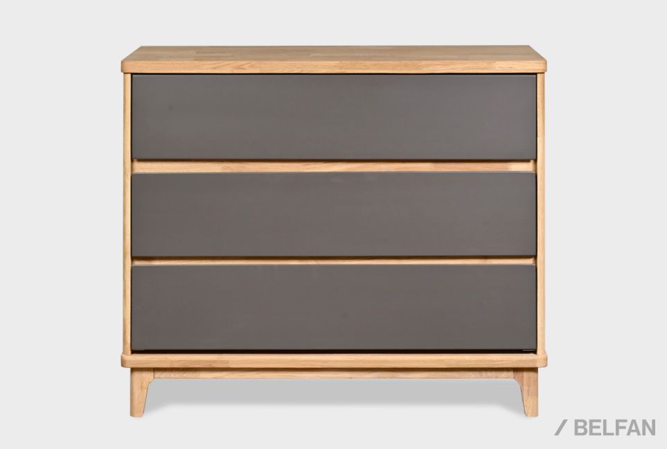 Комод "Уоллстрит" 3 массив дуба, МДФ 3