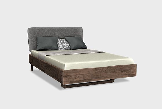 Кровать "Уоллстрит" (мягкое изголовье) массив дуба 3