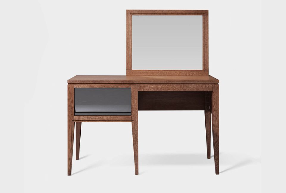 Стол туалетный «Дакота»; мадуро, серый оникс