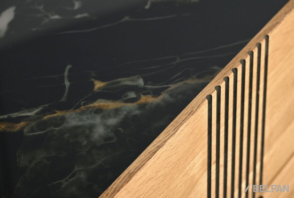 Тумба "Бергамо" 3 (с ящиками) массив дуба 3