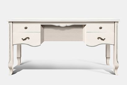 Стол письменный "Катрин"; *ММ-267-07; альба с серебряной патиной