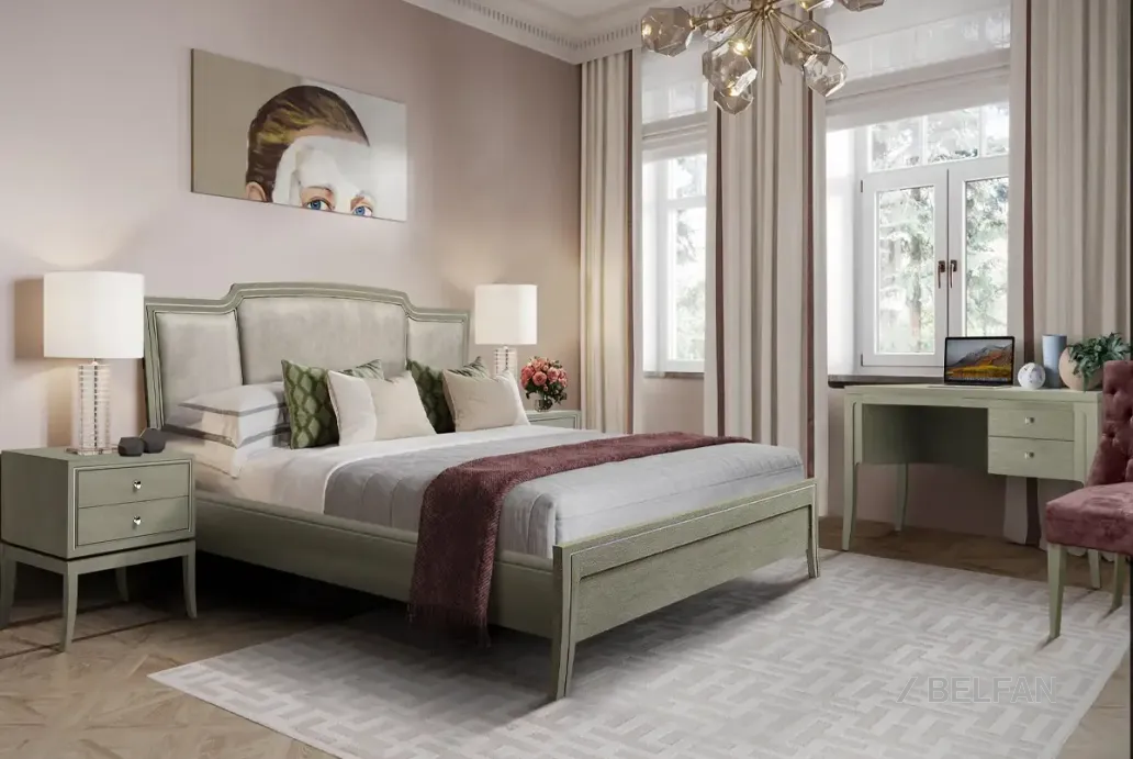 Детская «Коста» #1 олива+белая патина