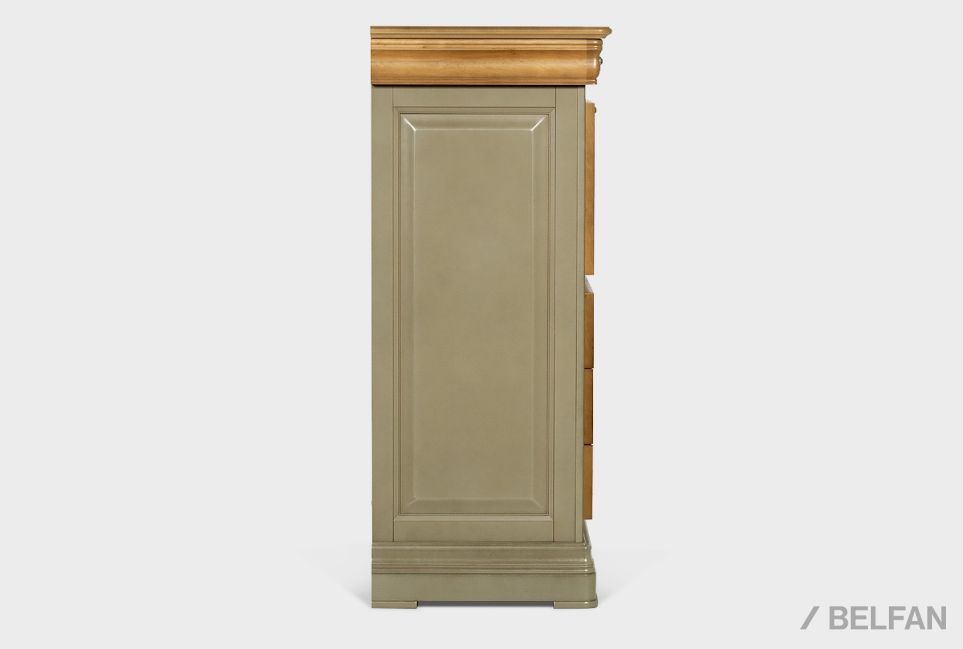 Тумба высокая "Оливия" массив и шпон ольхи 6