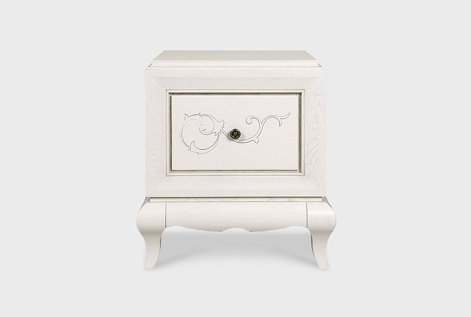 Тумба прикроватная "Соната"; коньяк с тёмной патиной+горький шоколад