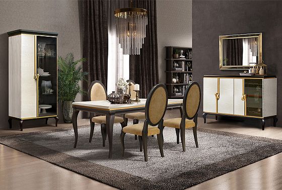 Стол обеденный "Мадлен" массив и шпон дуба 4