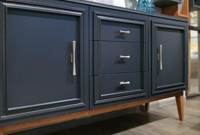 Тумба "Сакраменто" 3 (с ящиками); *А-016.49; сумеречный, орех