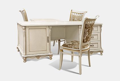 Стол письменный "Алези" с приставкой