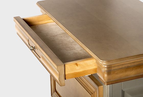 Тумба высокая "Оливия" массив и шпон ольхи 7