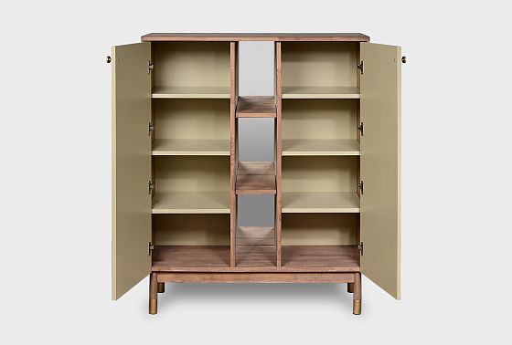 Тумба высокая "Меридиан" массив дуба, МДФ 8