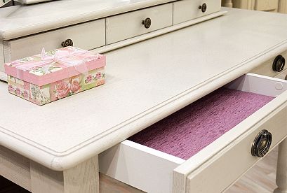 Стол туалетный "Лика"; *ММ-137-06; белая эмаль