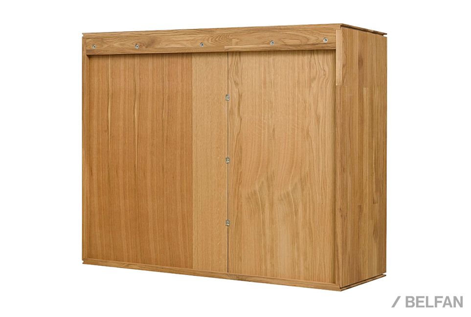 Шкаф навесной "Гринвуд" 2 (с нишей) массив дуба 11