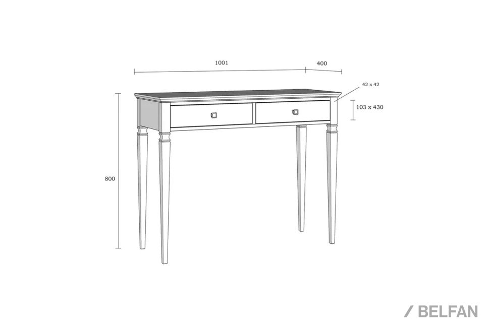 Консоль "Ольса" 02 массив сосны 4