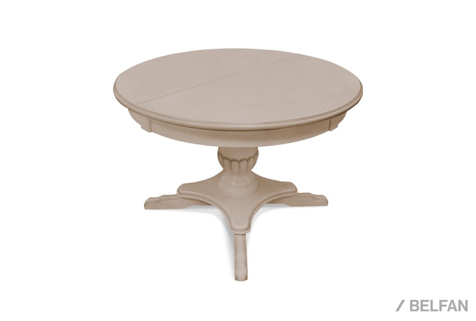 Стол обеденный "Полонез" (круглый) массив и шпон дуба 1