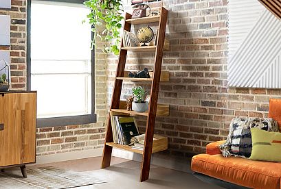 Стеллаж "Ирвинг Дизайн"; графит, бейц-масло