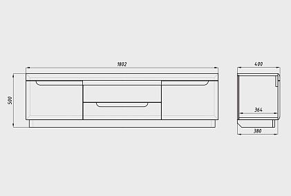 Тумба под ТВ "Бремен" 180