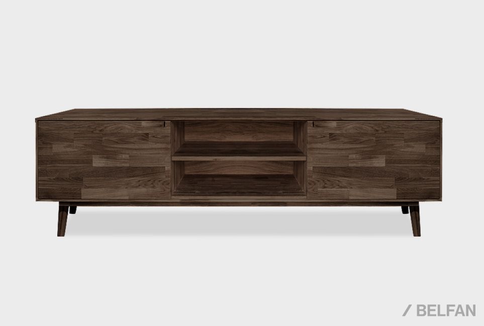 Тумба под ТВ "Ирвинг" массив дуба 1