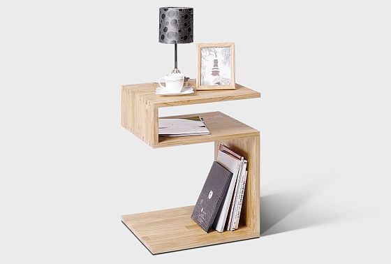 Стол приставной "Арт" (фигурный) массив дуба 4