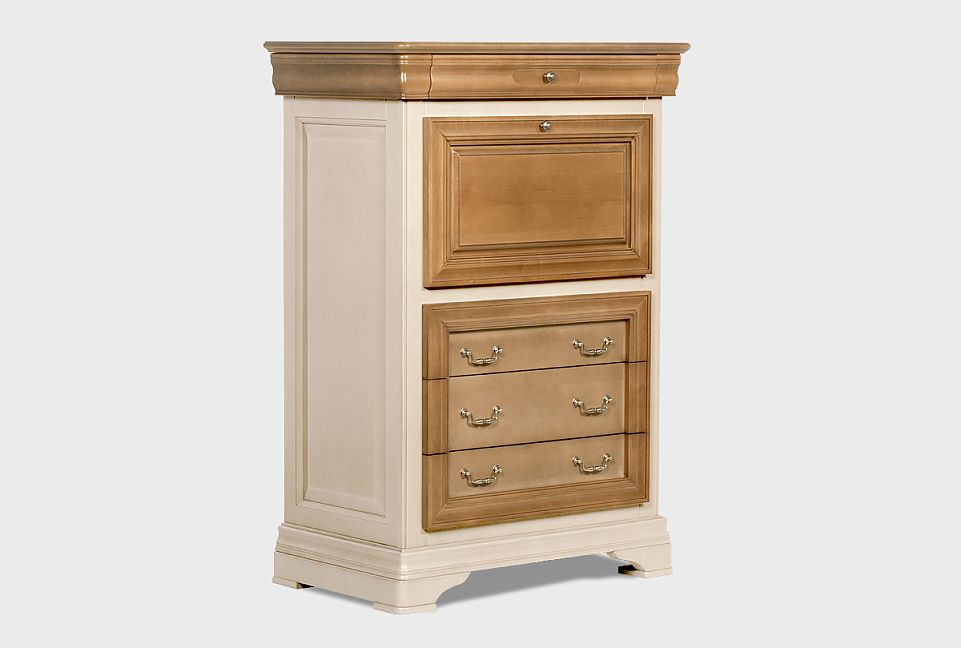 Тумба высокая "Оливия" ; олива