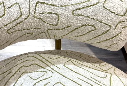 "Одри" кресло; нераскл.; 12; золото; Гармония графика col.09 (гр. 7/НФ)