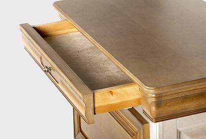 Тумба высокая "Оливия" ; *ММ-348-14; пудра