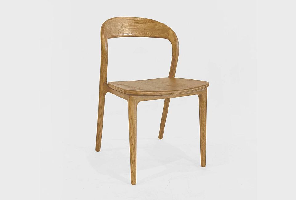 Стул "Лугано"; массив березы, тон натуральный
