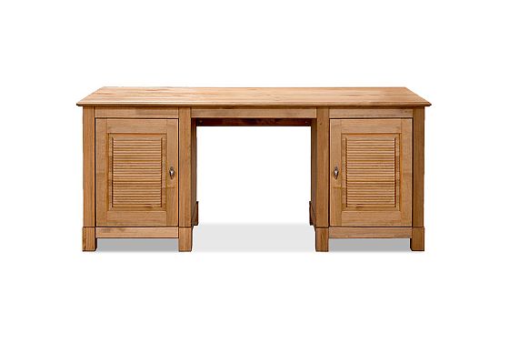 Стол письменный "Рауна" 20 (2 тумбы) массив сосны 2