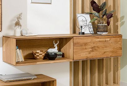 Тумба навесная "Гринвуд" 170; бейц-масло