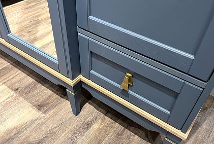 Шкаф для одежды 4-х дв. "Стюарт" (с зеркалом)