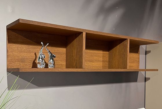 Полка настенная "Сакраменто" МДФ, шпон дуба 10