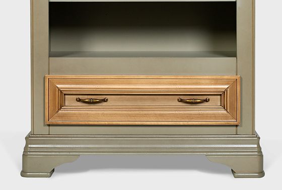 Стеллаж "Оливия" массив и шпон ольхи 10