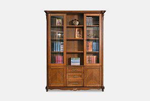 Шкаф комбинированный для библиотеки 