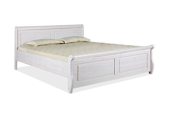 Кровать двуспальная "Мальта-М" 180 (без ящиков) массив сосны 2