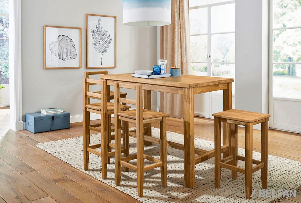 Стол барный "Берген" П-108 массив дуба 3