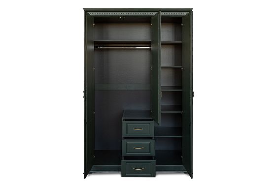 Шкаф 3-х дверный "Верди Люкс" массив и шпон дуба 5