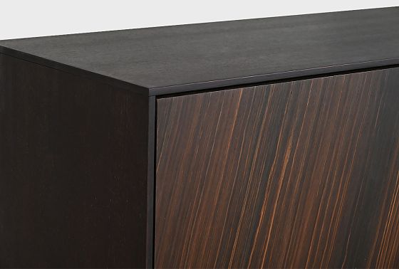 Тумба высокая "Монреаль" шпон дуба, МДФ, металл 7