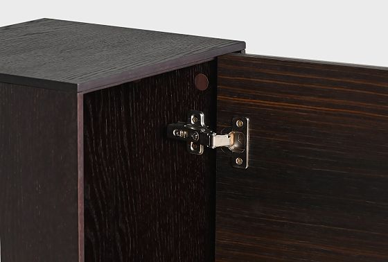 Шкаф настенный с зеркалом "Монреаль" (правый) шпон дуба, МДФ 10